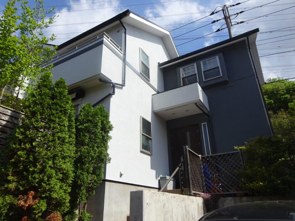 川崎麻生区で外壁・屋根塗装致しました