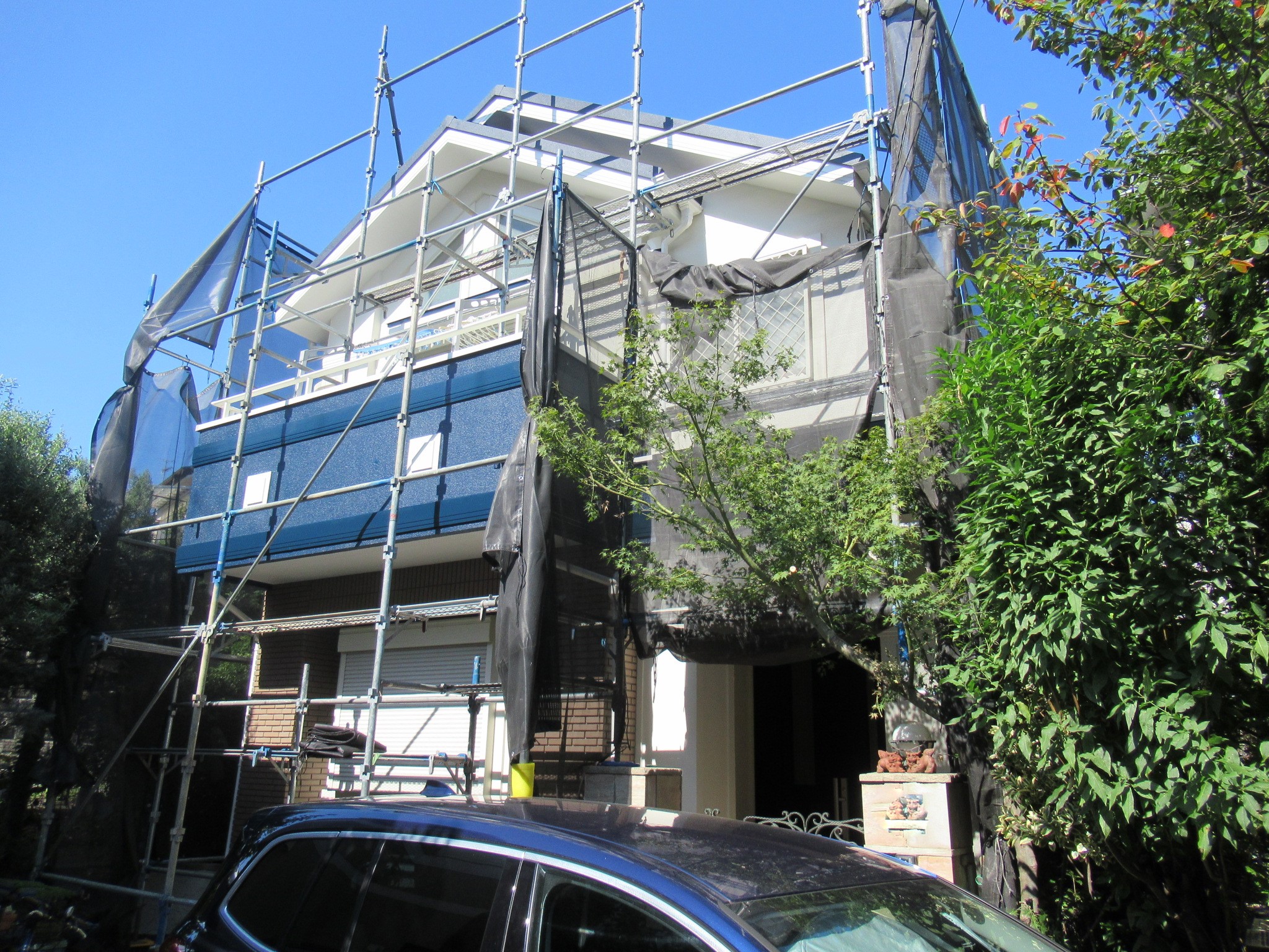 川崎市　K様邸　外壁塗装工事　屋根カバー工法
