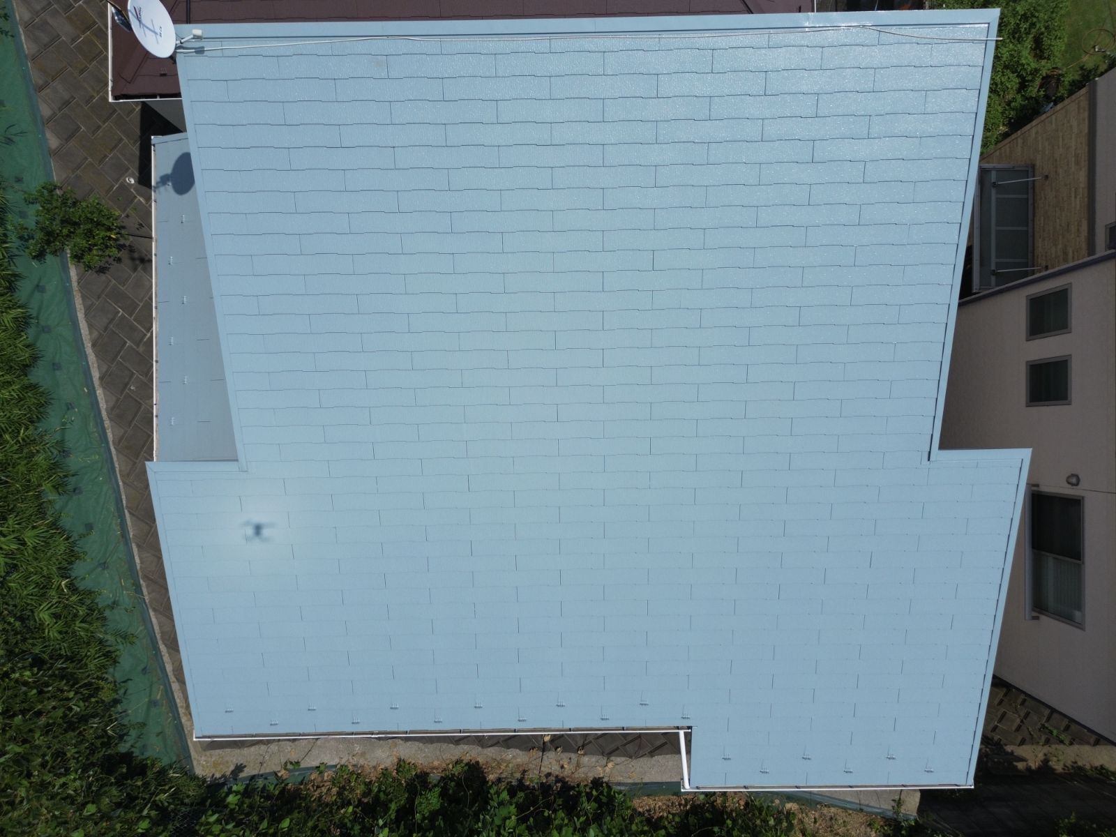 横浜市鶴見区　K様邸　外壁・屋根塗装工事～ホワイト系～