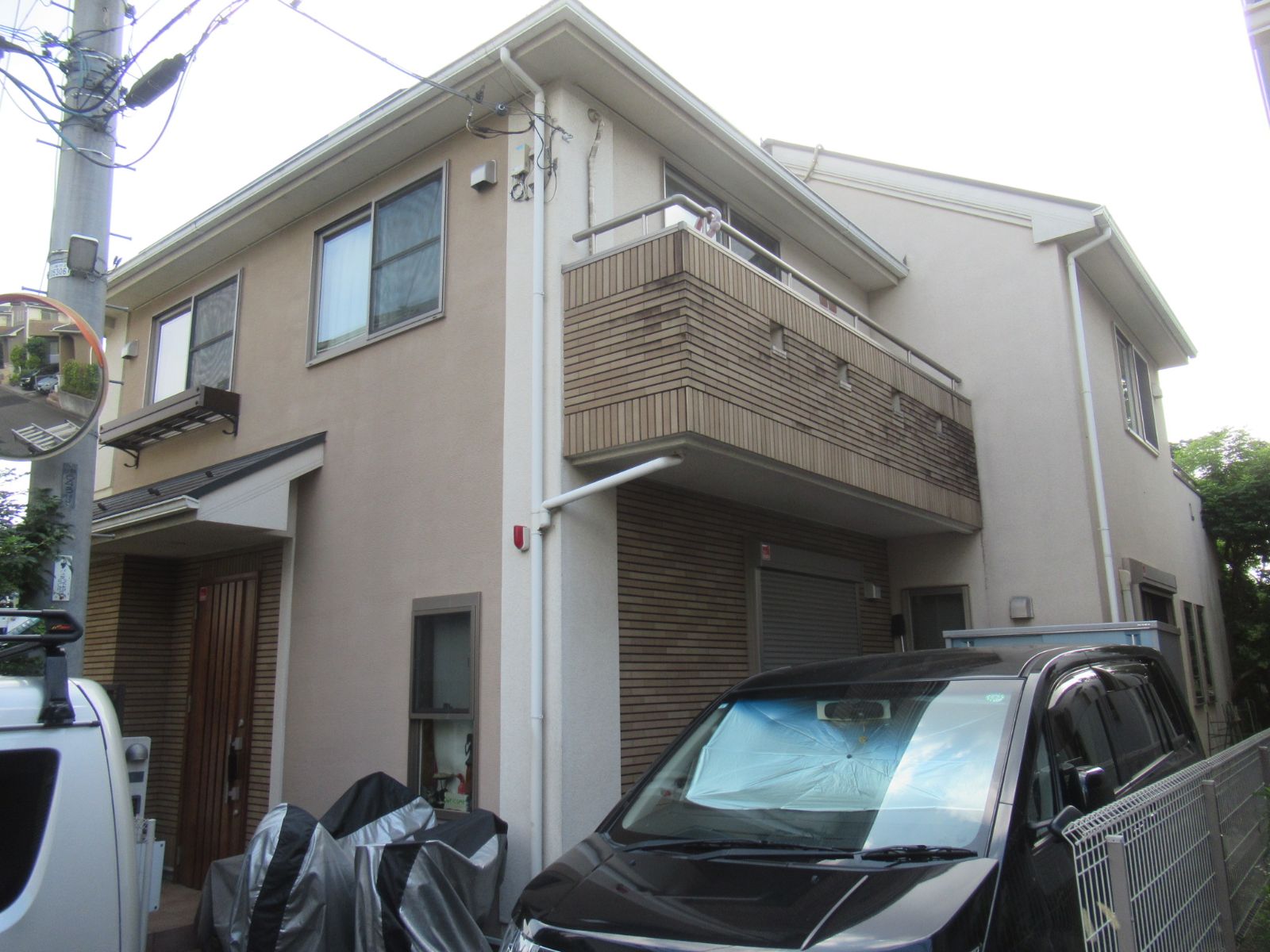 川崎市高津区　I様邸　外壁・屋根塗装工事～ベージュ・グレー系～