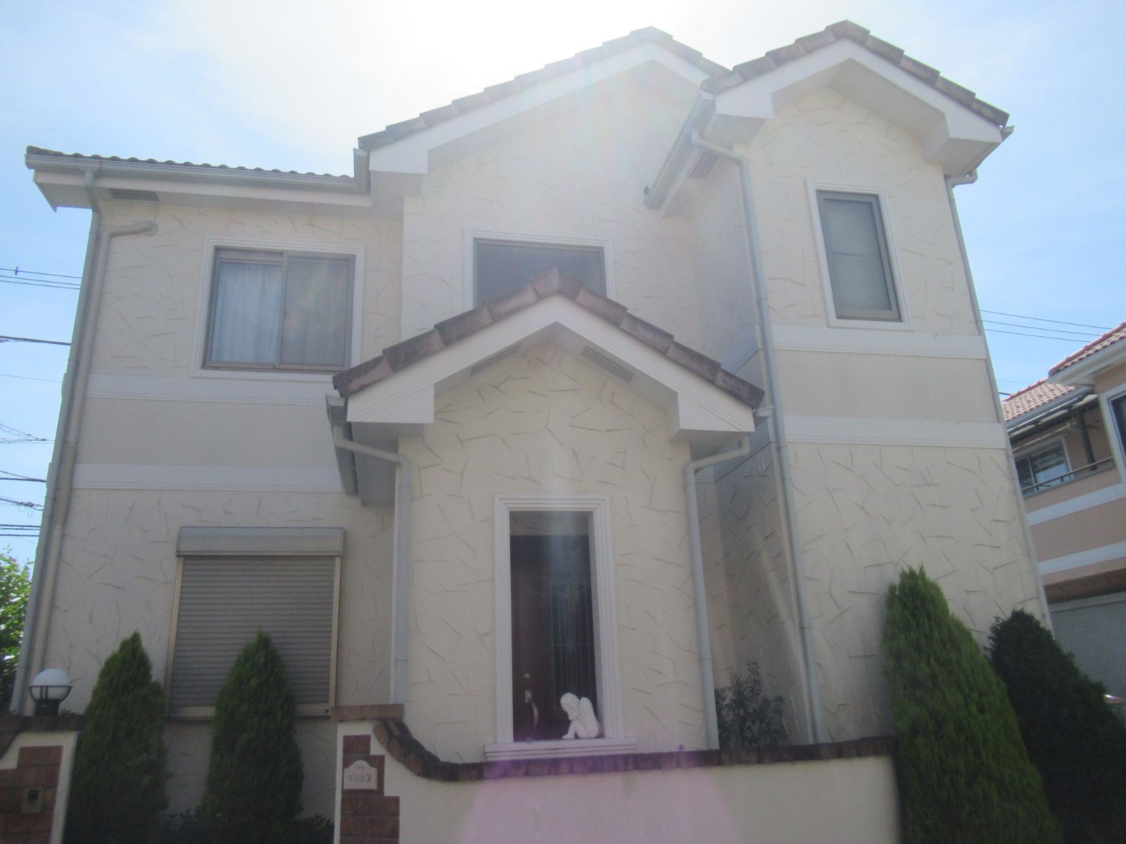 神奈川県大和市　N様邸　外壁・屋根塗装工事～ホワイト系～