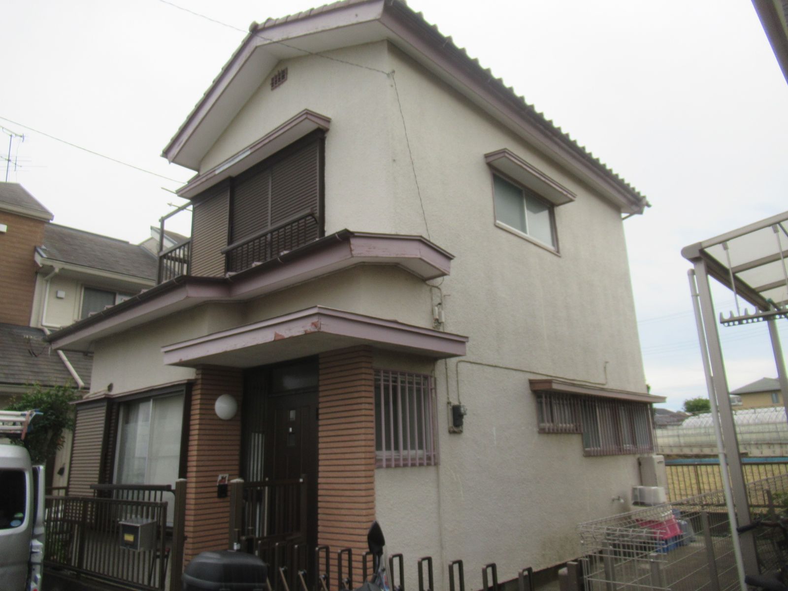 川崎市宮前区　Iハウジング様　外壁塗装工事～ライトブラウン系～