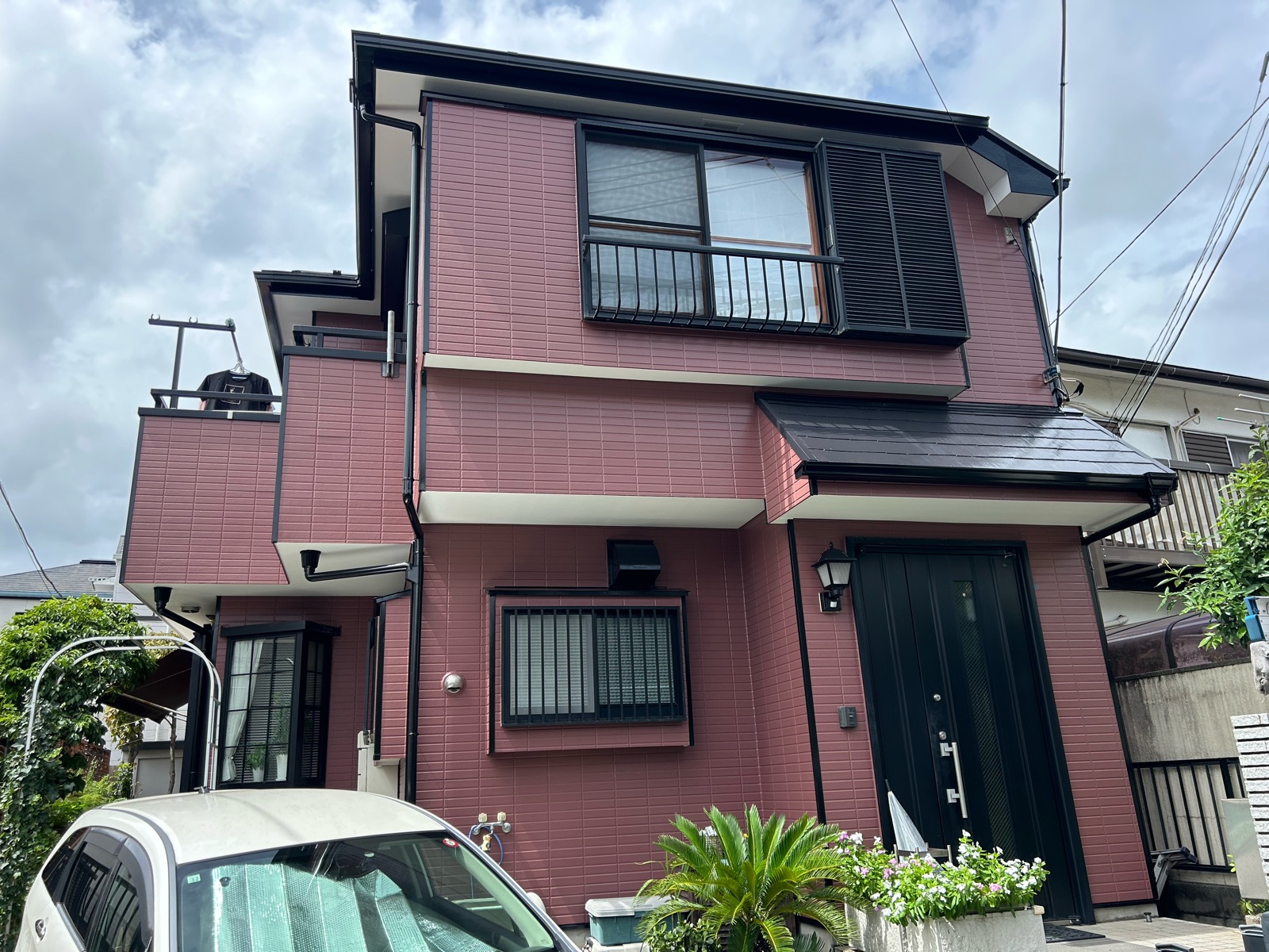 横浜市港北区　T様邸　外壁・屋根塗装工事～あずき色系～