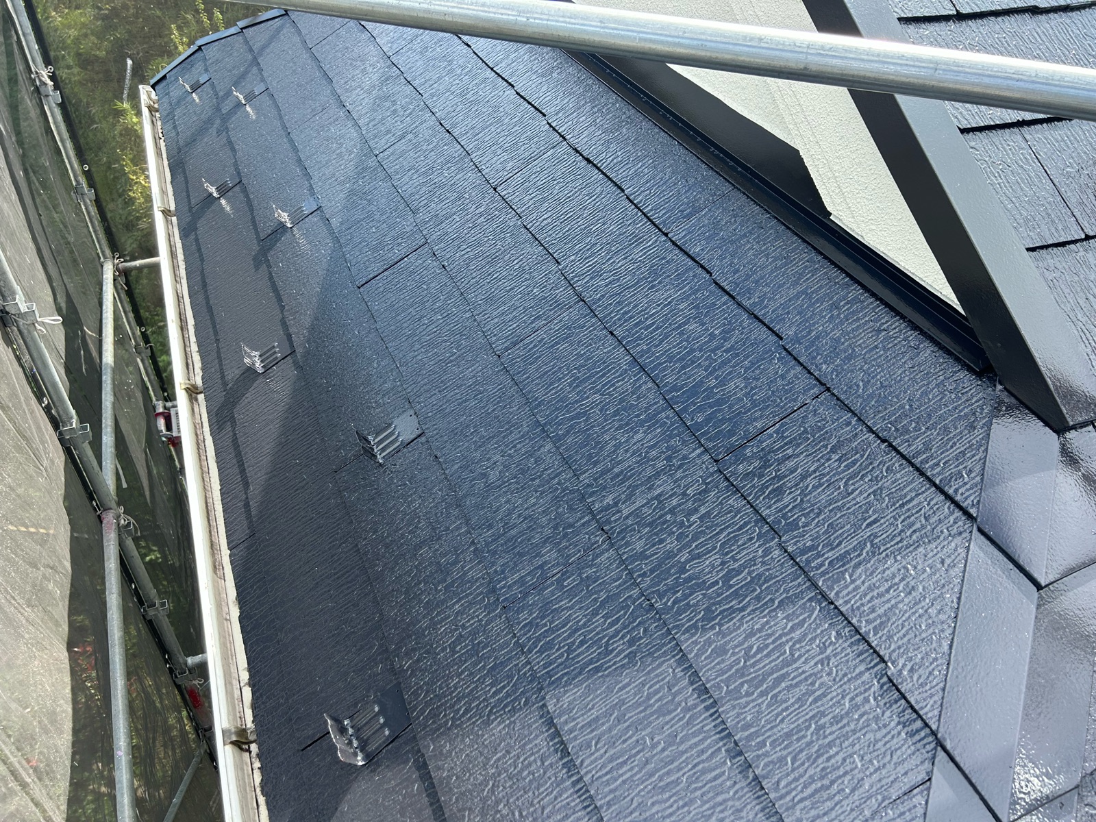 川崎市高津区　I様邸　外壁・屋根塗装工事～ベージュ・グレー系～