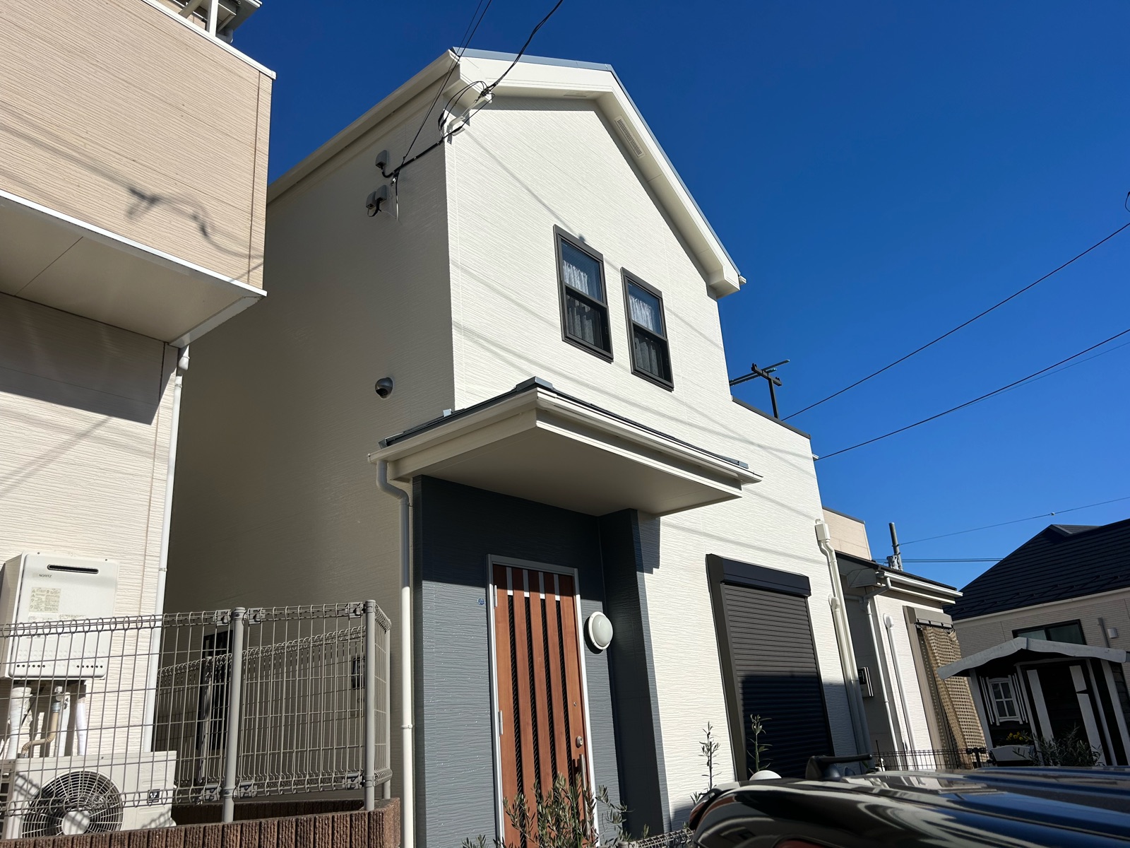 横浜市鶴見区　K様邸　外壁・屋根塗装工事～ホワイト系～