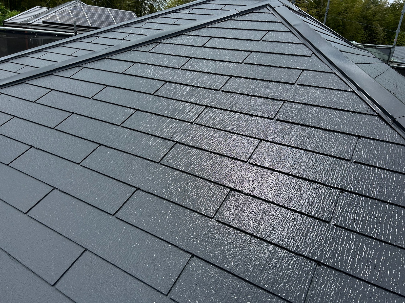 横浜市青葉区　S様邸　外壁・屋根塗装工事～白・グレー系～