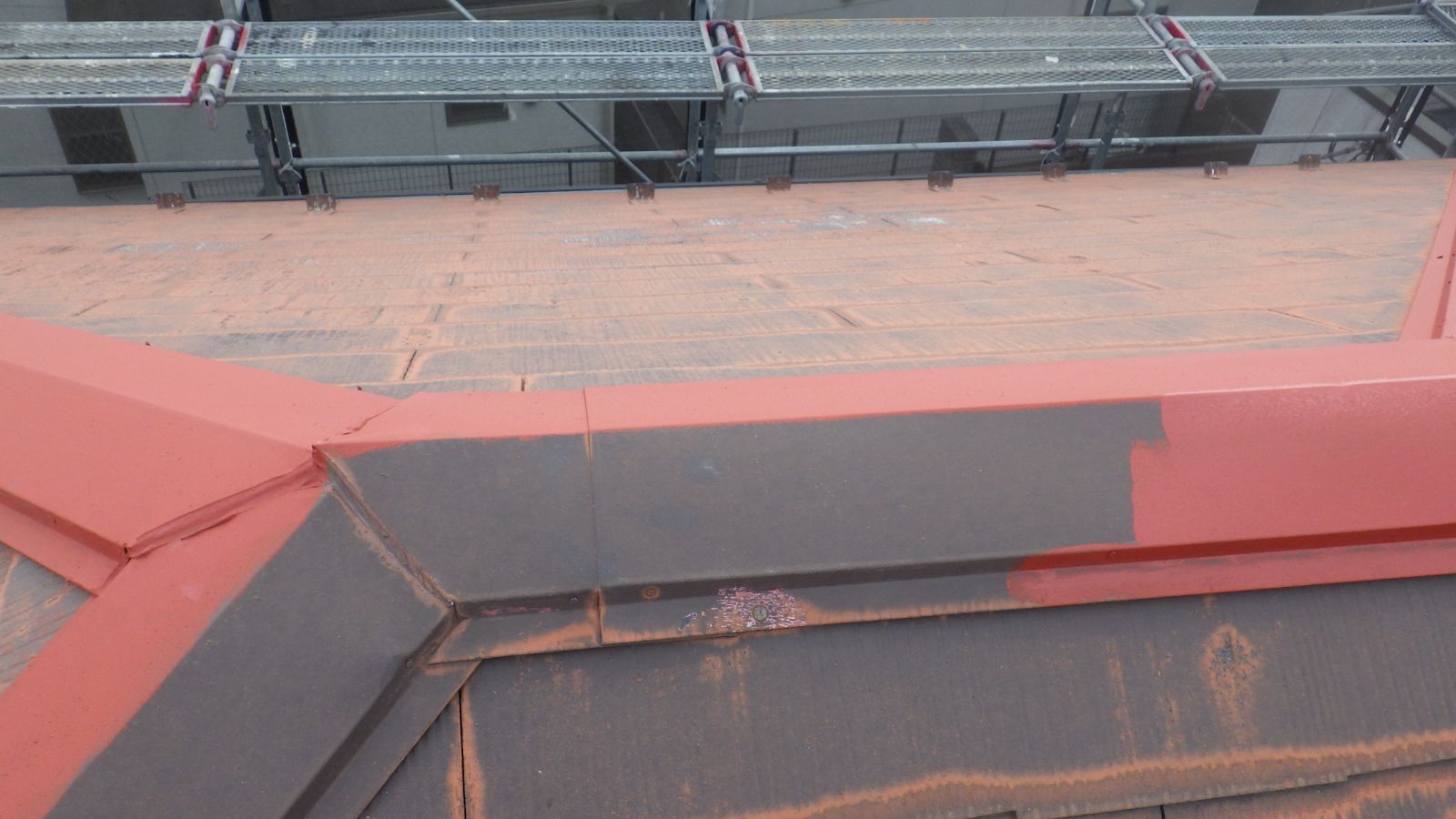 横浜市港北区　T様邸　外壁・屋根塗装工事～あずき色系～