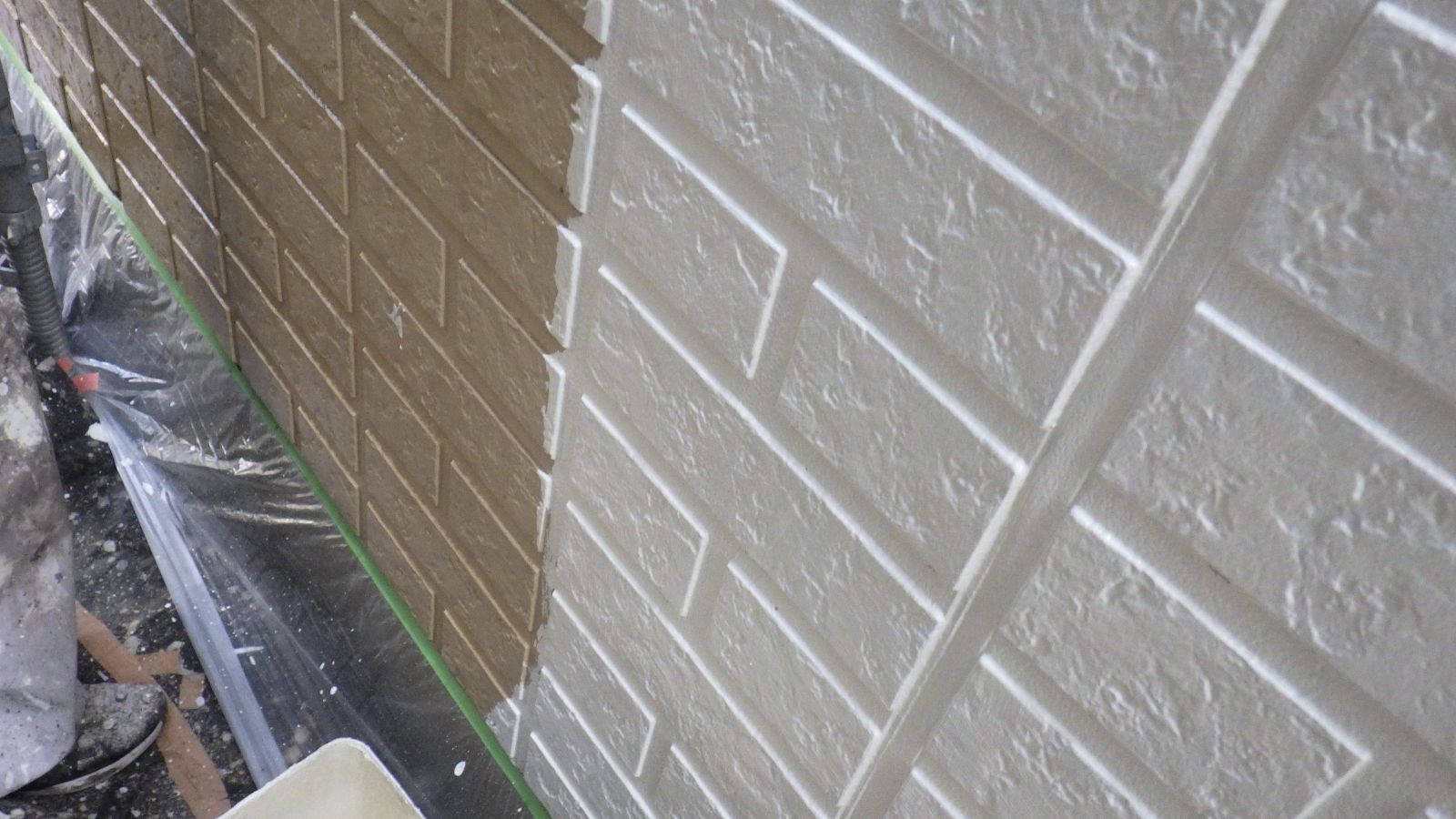 横浜市港北区　Sアパート様　外壁・屋根塗装工事～アイボリー系～