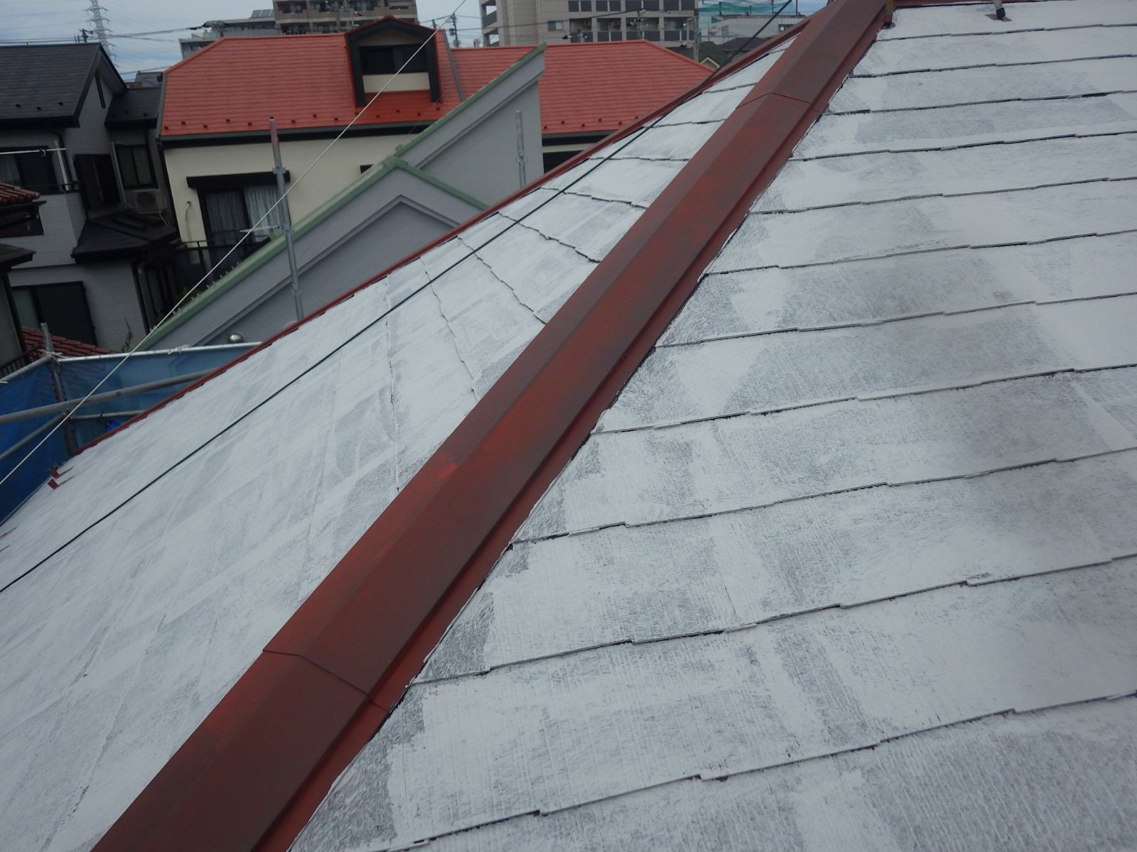 横浜市旭区　Y様邸　外壁屋根塗装工事～ホワイト・グレー系～