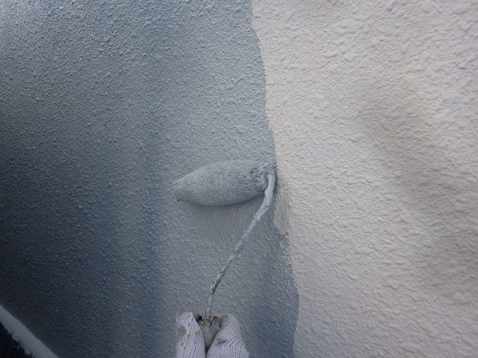 横浜市旭区　Y様邸　外壁屋根塗装工事～ホワイト・グレー系～