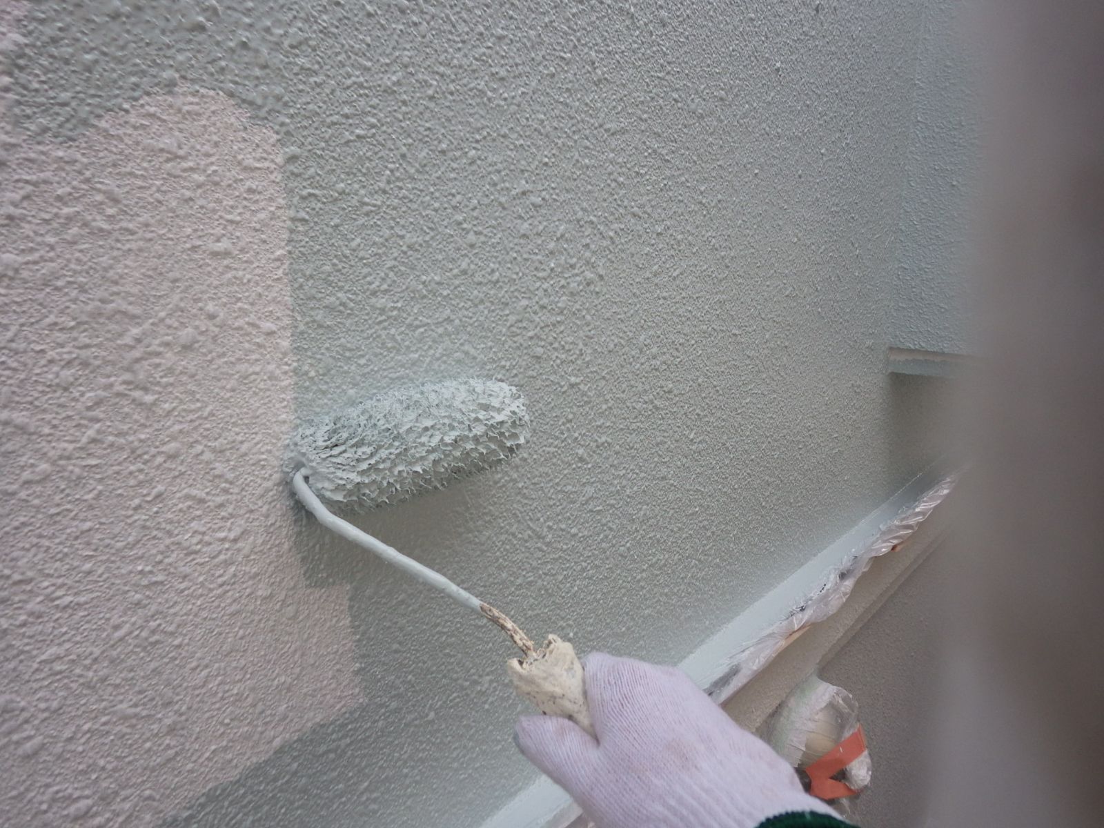 川崎市多摩区　O様邸　外壁塗装工事・屋根カバー工事～ライトブルー系～