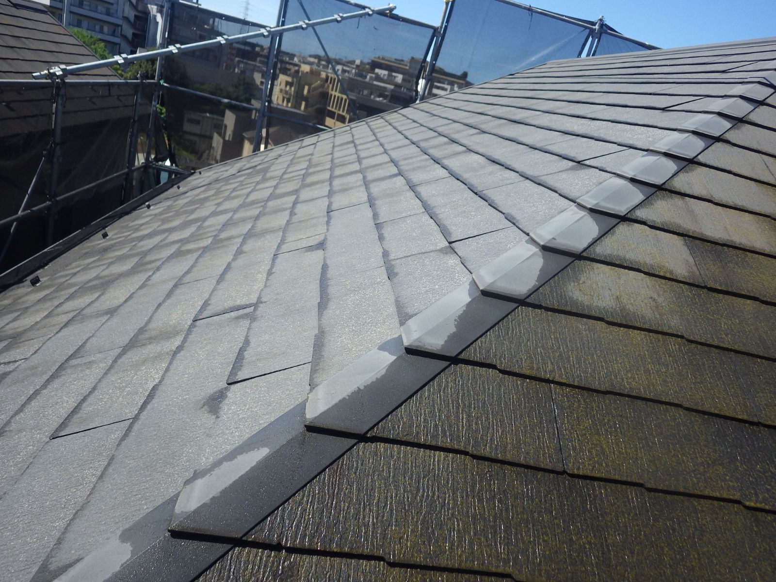 川崎市宮前区　F様邸　外壁・屋根塗装工事～ベージュ系～