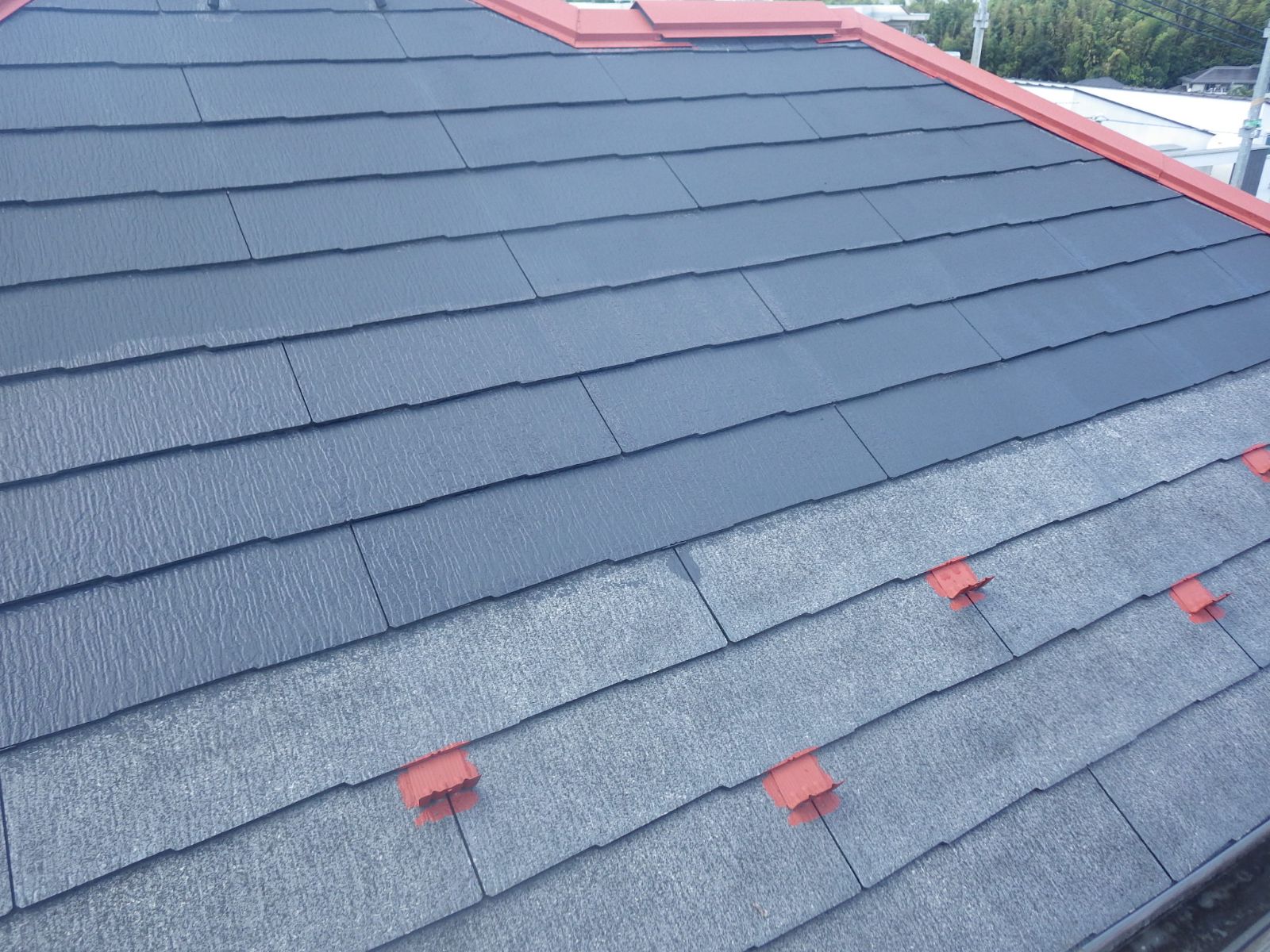 川崎市宮前区　N様邸　外壁・屋根塗装工事～ホワイト・グレー系～