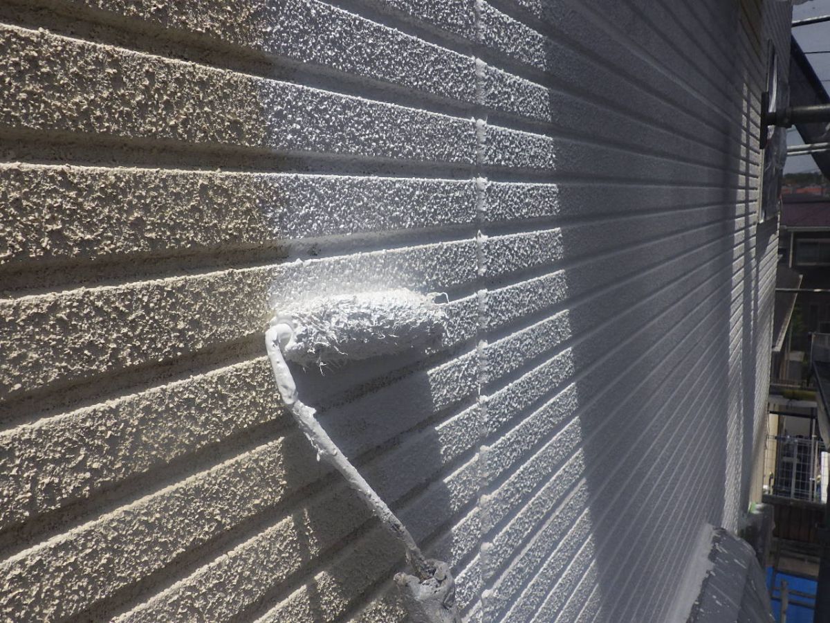 横浜市青葉区　S様邸　外壁・屋根塗装工事～白・グレー系～