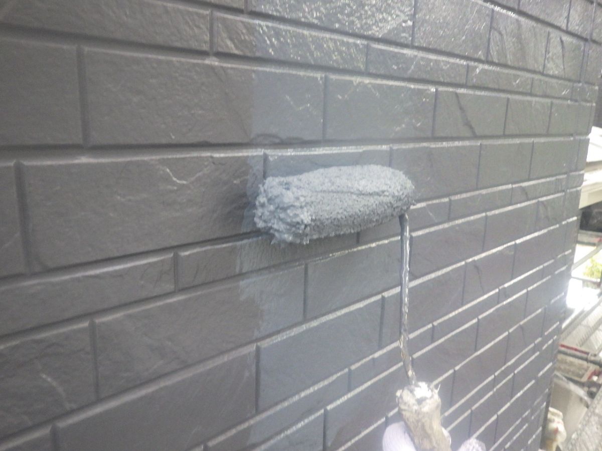 川崎市宮前区　K様邸　外壁塗装工事～グレー系～