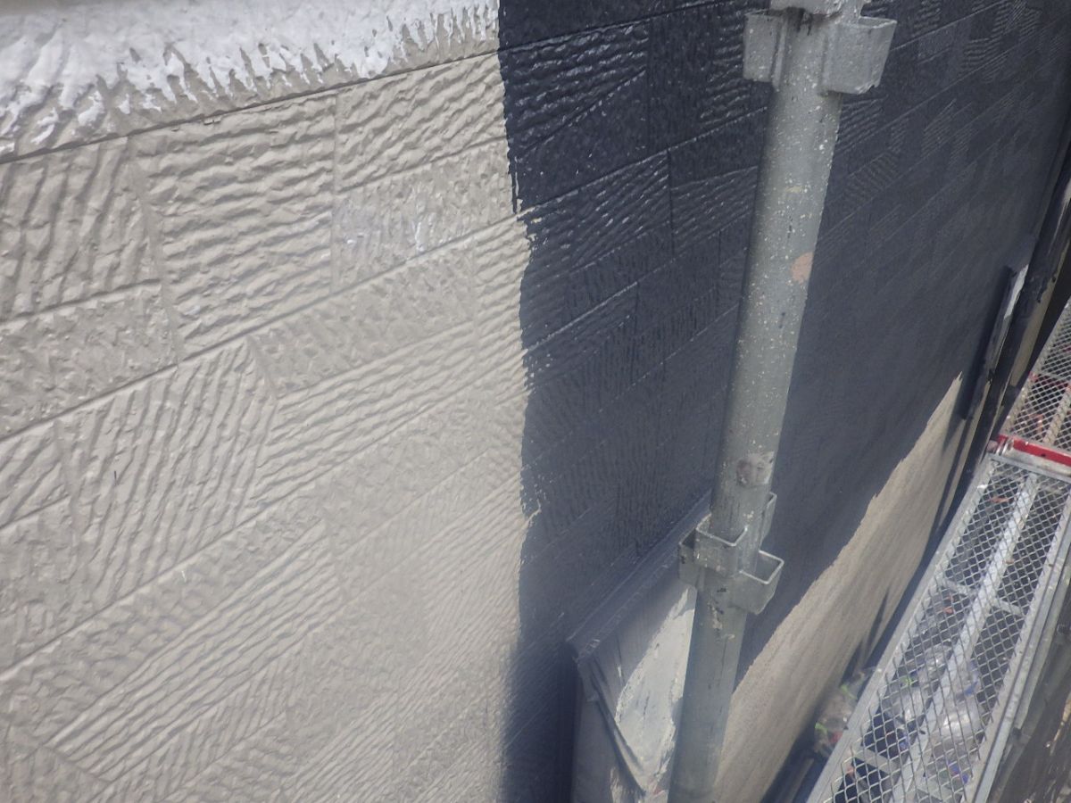 川崎市麻生区　I様邸　外壁・屋根塗装工事～ブラック系～