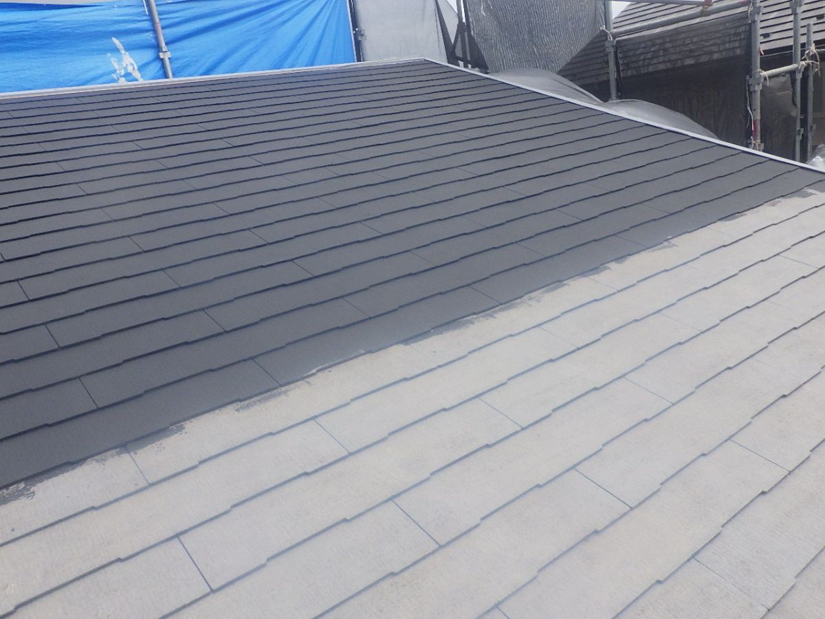 横浜市鶴見区　K様邸　外壁・屋根塗装工事～ホワイト系～