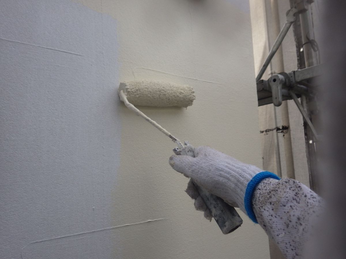 川崎市宮前区　Y様邸　外壁塗装工事～クリーム系～