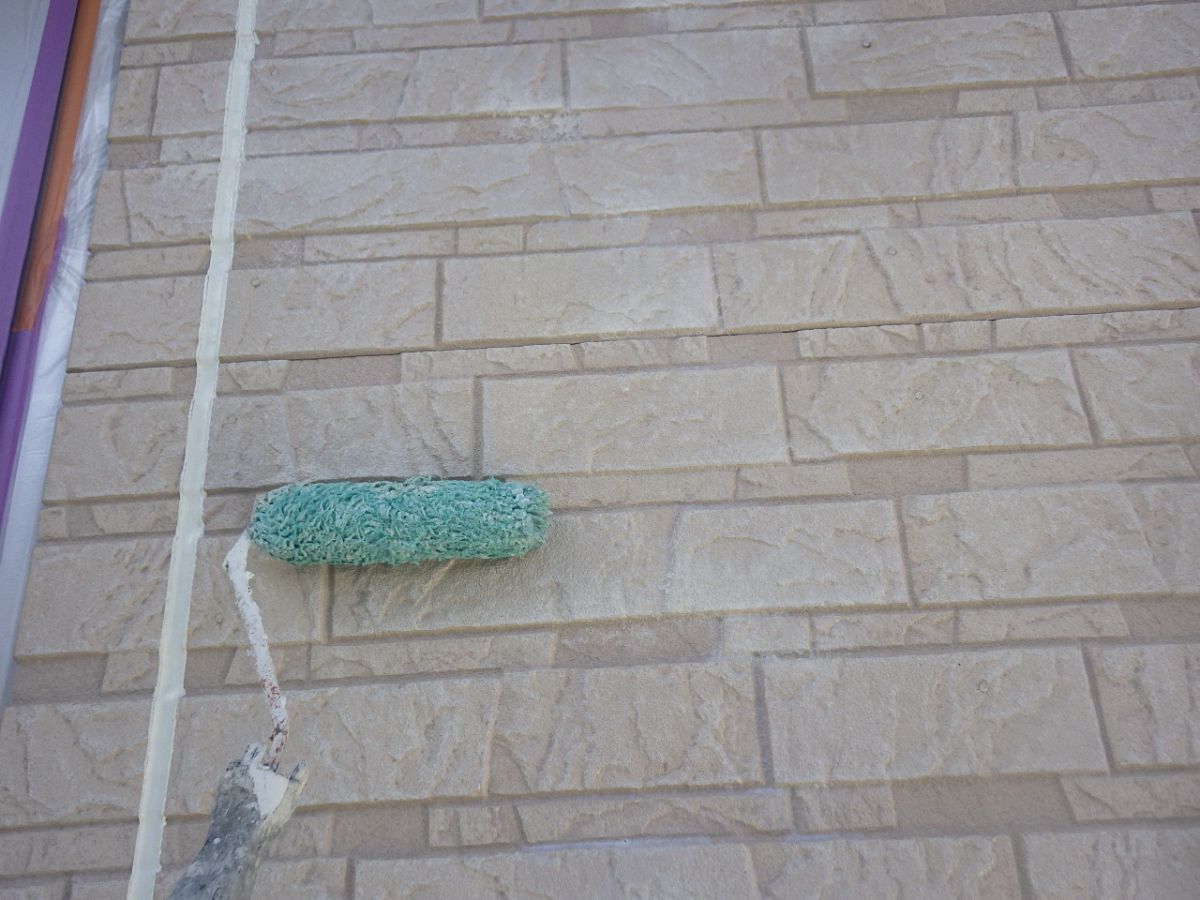 横浜市緑区　E様邸　外壁・屋根塗装工事～ホワイト・ブラック系～