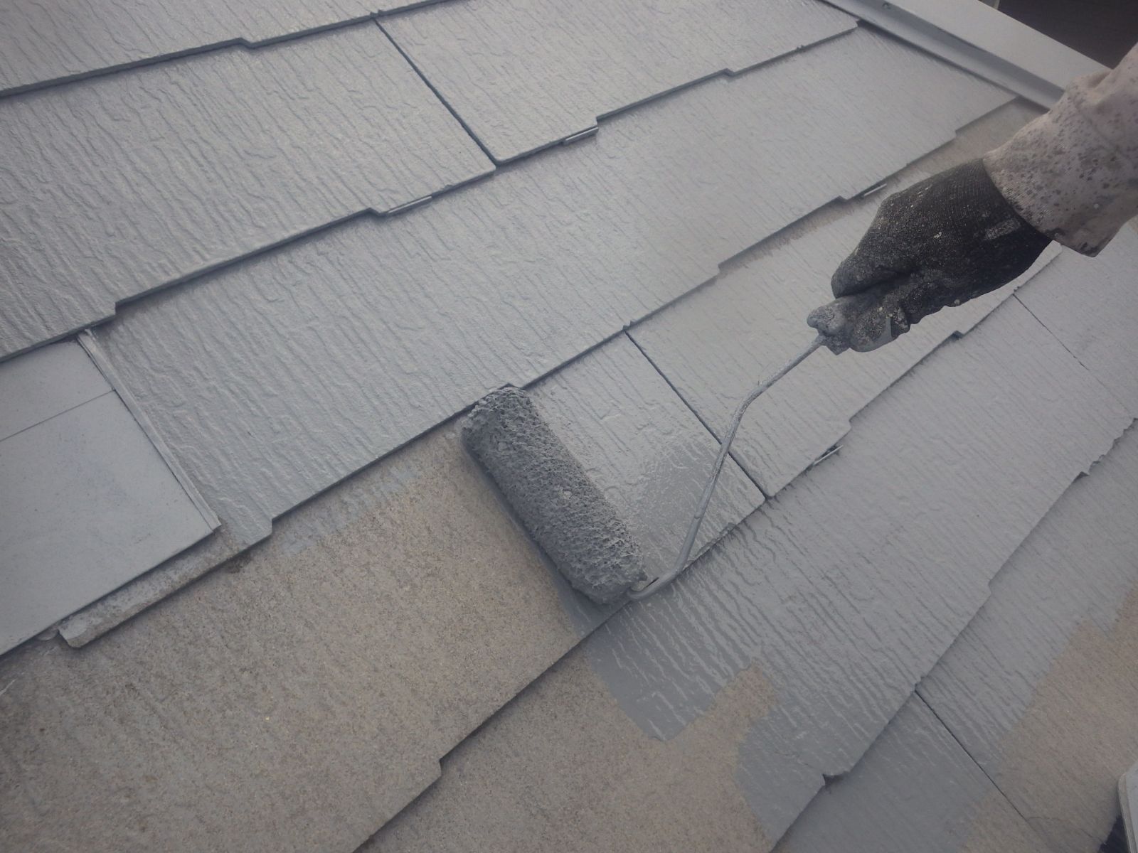 横浜市港北区　K様邸　外壁・屋根塗装工事～ホワイト系～