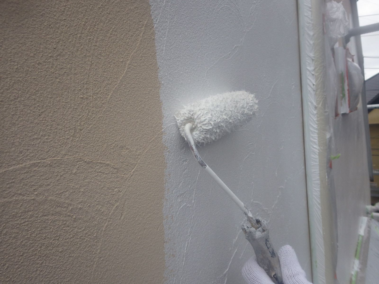 横浜市港北区　K様邸　外壁・屋根塗装工事～ホワイト系～