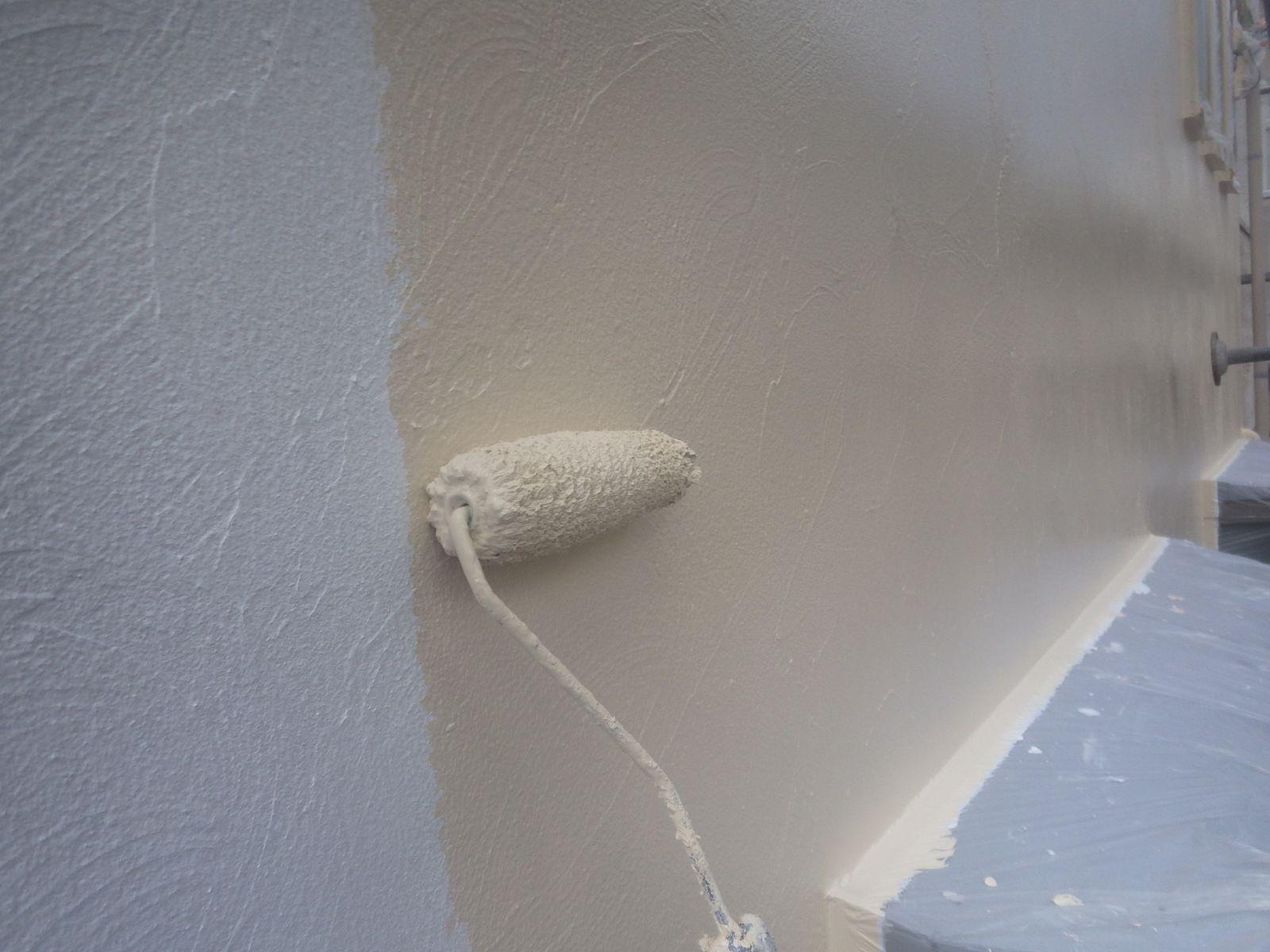 横浜市港北区　K様邸　外壁・屋根塗装工事～ホワイト系～