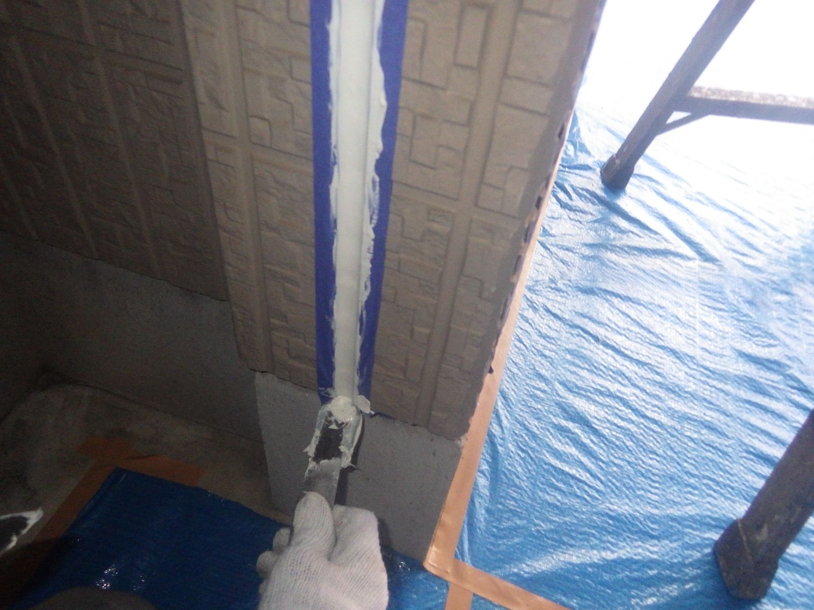 川崎市川崎区　Fアパート様　外壁塗装工事～ベージュ系～