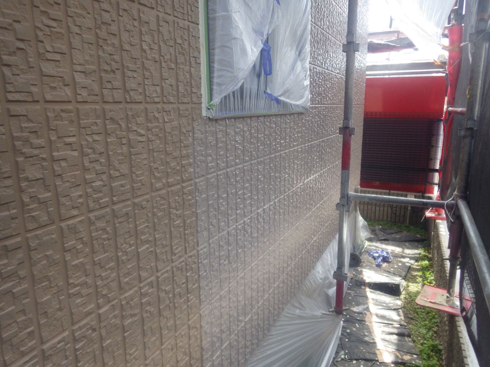 川崎市川崎区　Fアパート様　外壁塗装工事～ベージュ系～