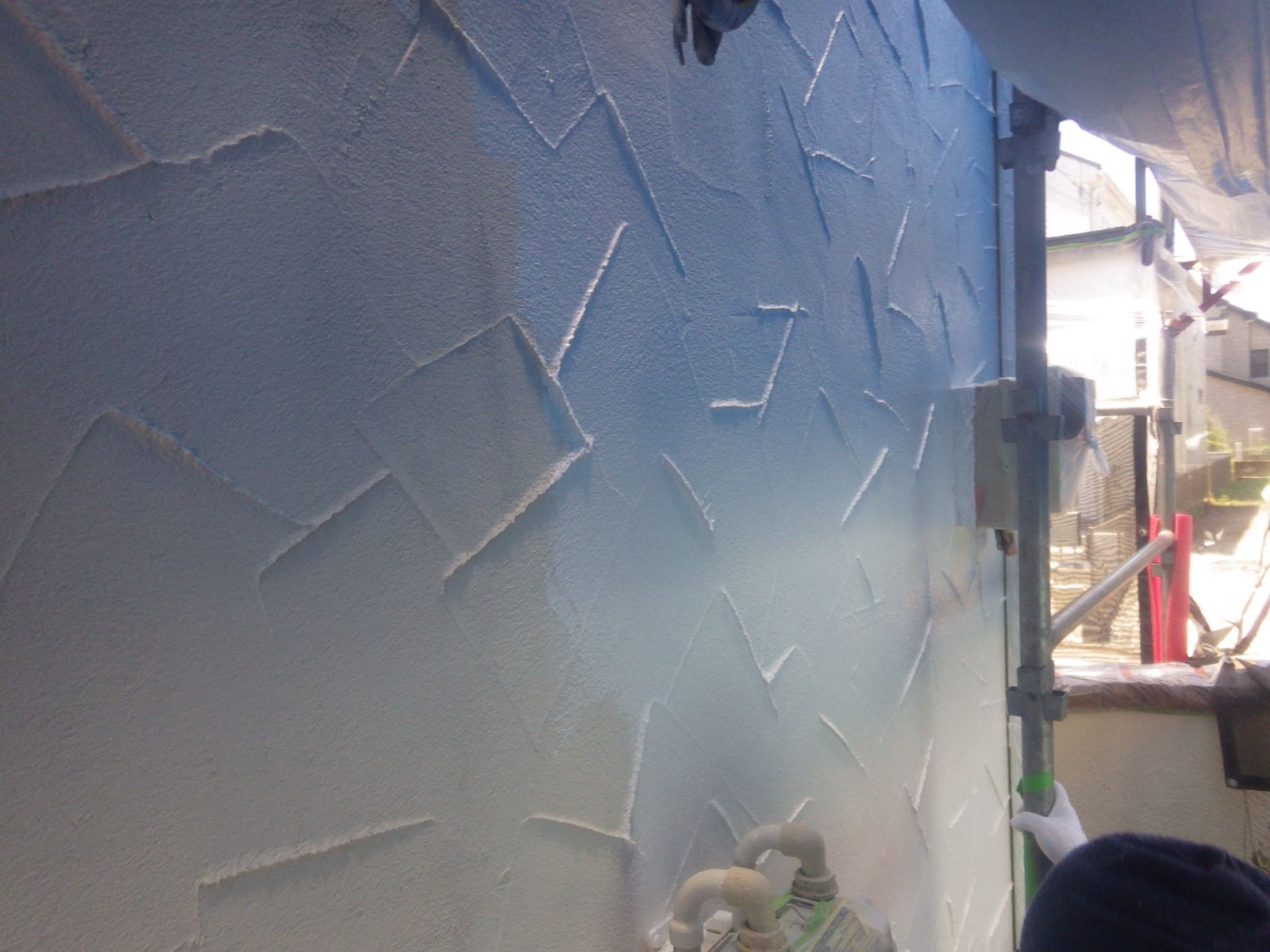 神奈川県大和市　N様邸　外壁・屋根塗装工事～ホワイト系～