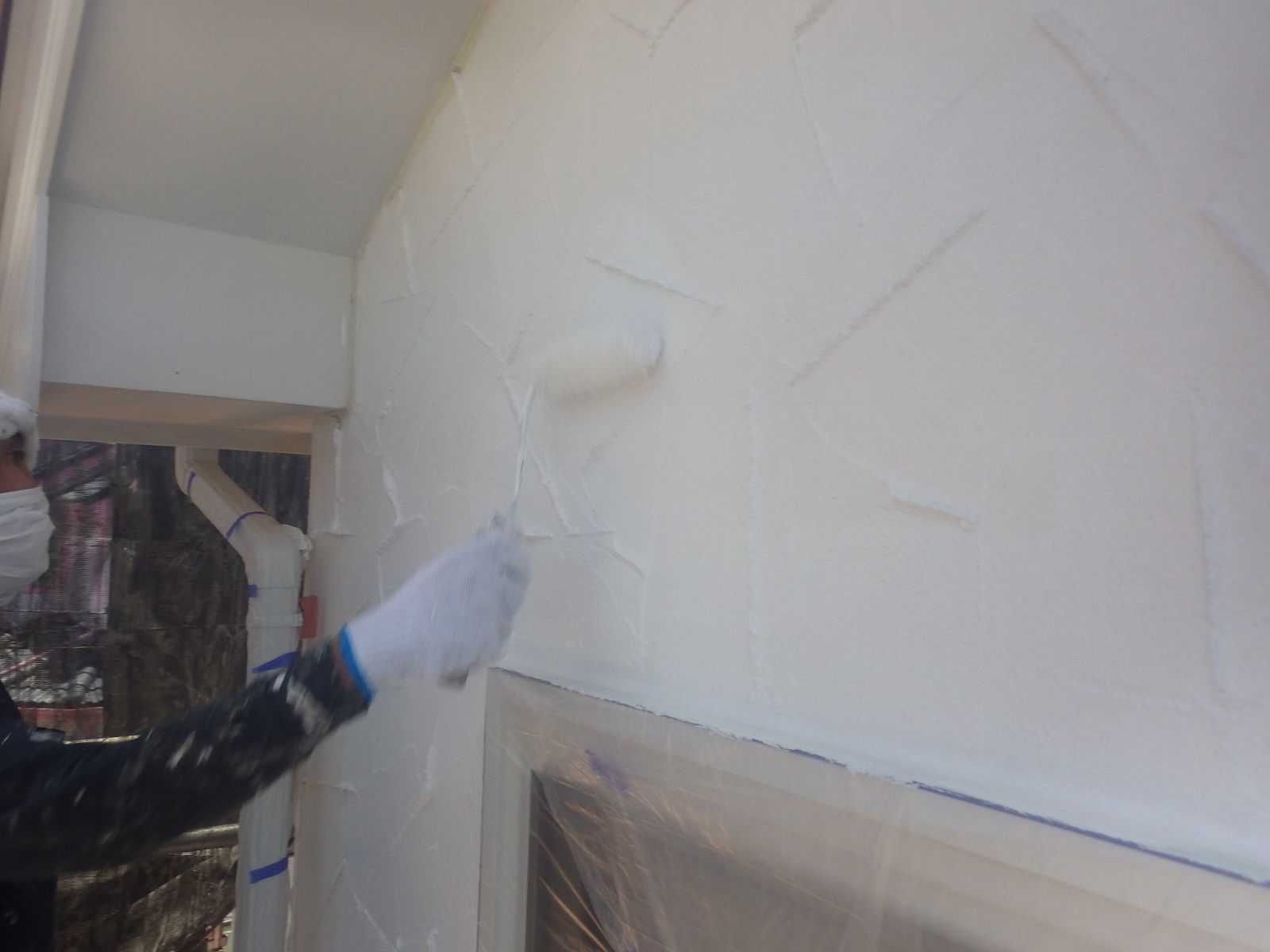 神奈川県大和市　N様邸　外壁・屋根塗装工事～ホワイト系～