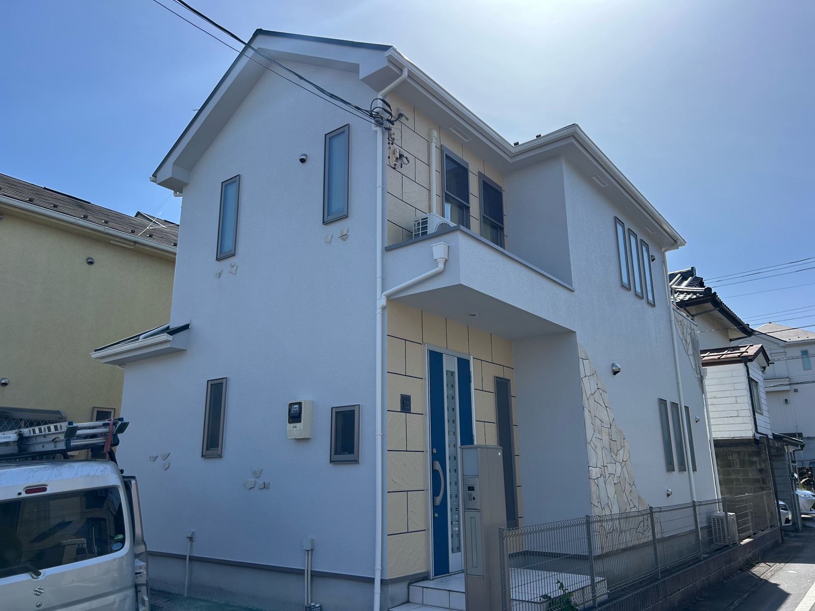 川崎市宮前区　T様邸　外壁・屋根塗装工事～ホワイト系～