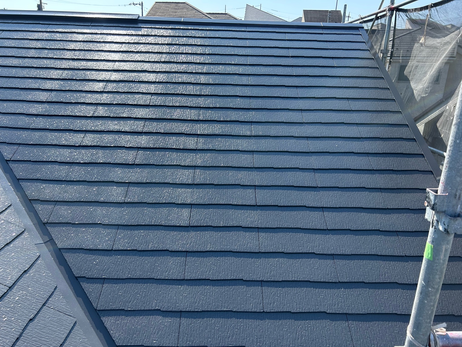 川崎市宮前区　Y様邸　外壁・屋根塗装工事～ホワイト・茶系～