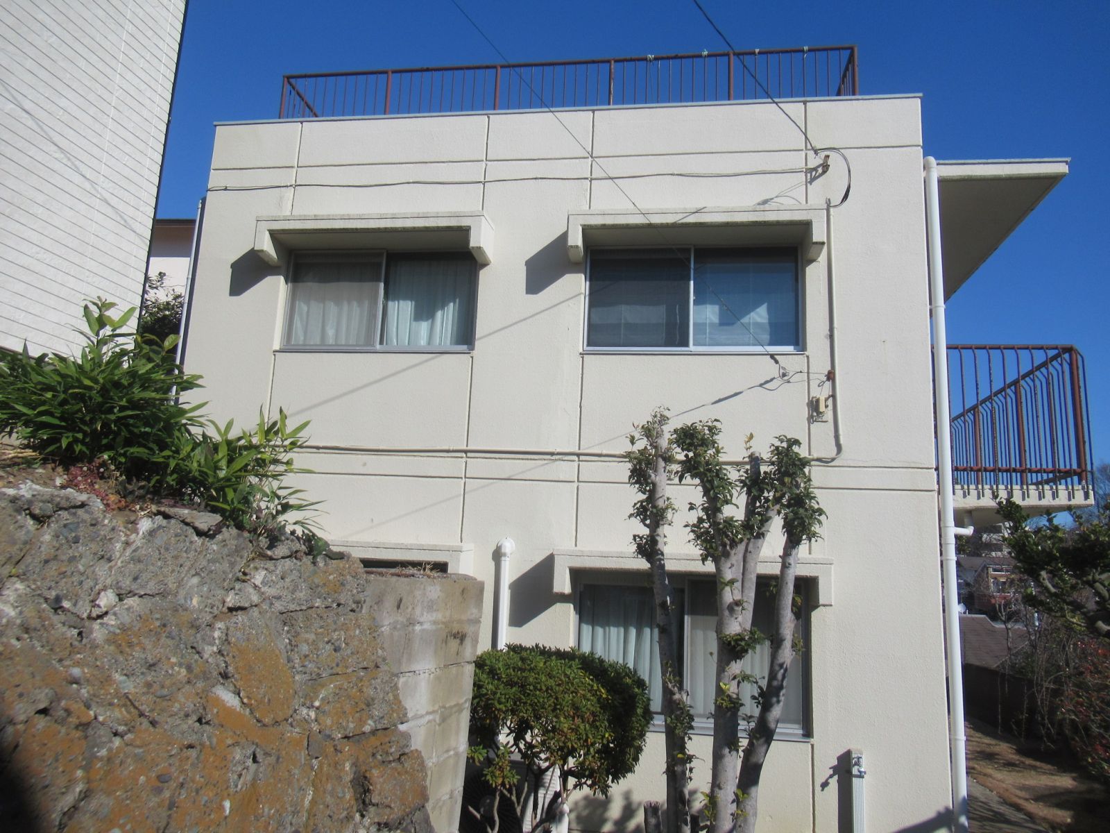 横浜市中区　I様邸　外装修繕工事～グレー系～