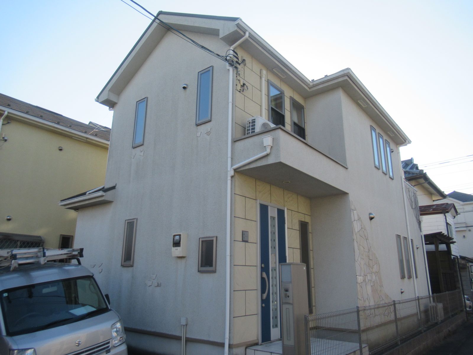 川崎市宮前区　T様邸　外壁・屋根塗装工事～ホワイト系～