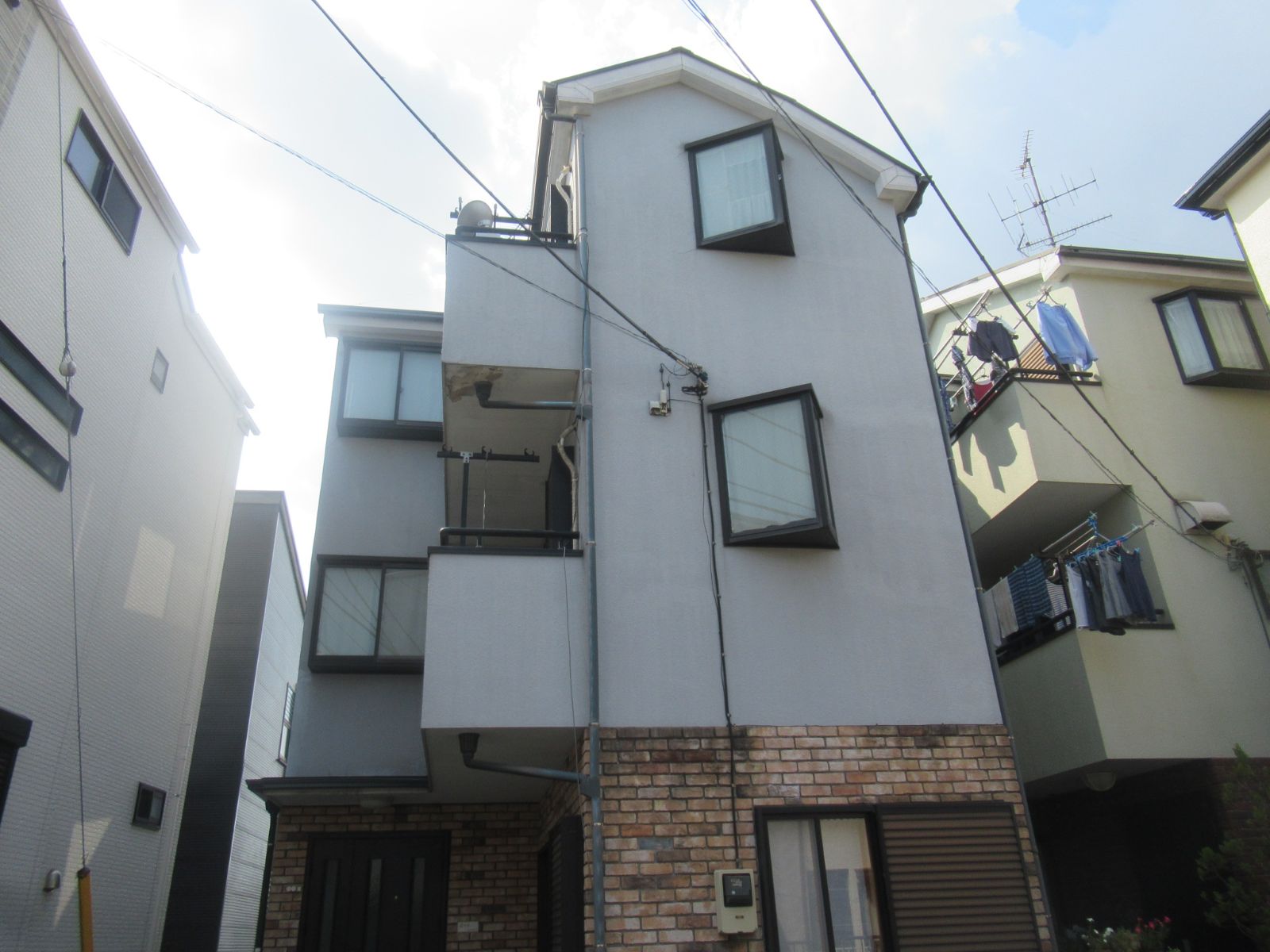 川崎市宮前区　S様邸　外壁・屋根塗装工事～ライトグレー系～