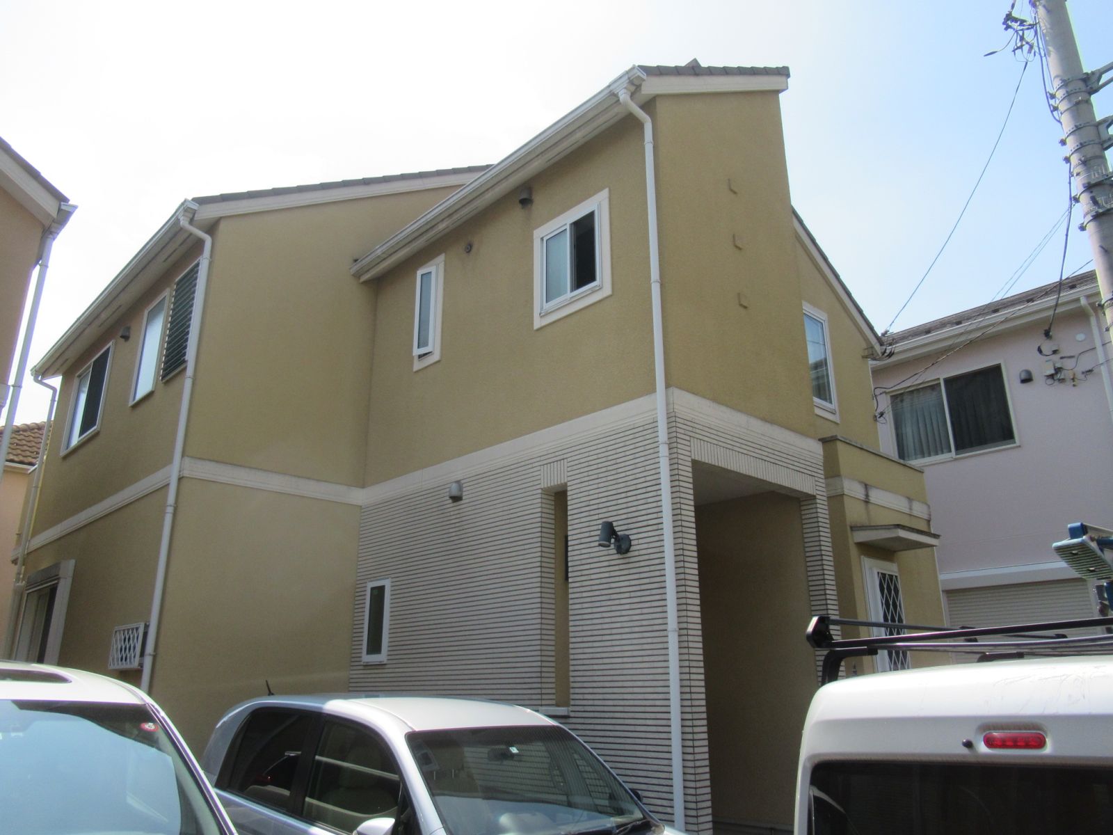 川崎市高津区　S様邸　外壁・屋根塗装工事～ベージュ系～