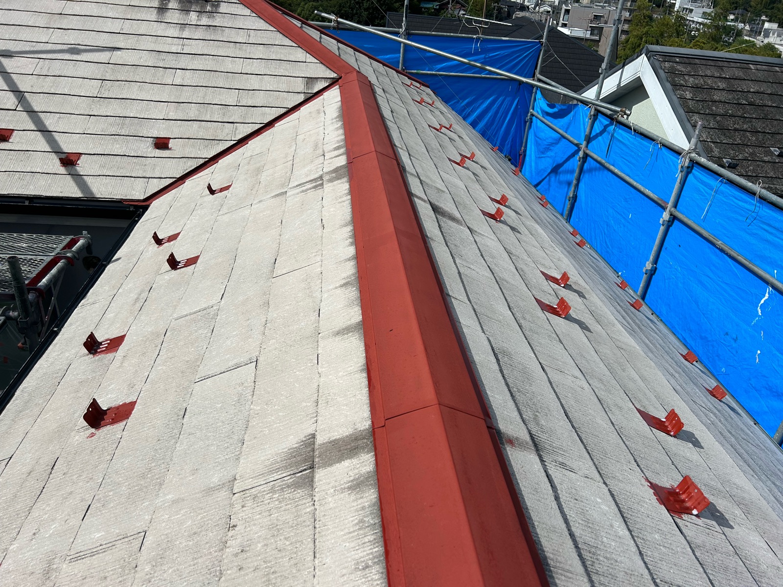 川崎市宮前区　S様邸　外壁・屋根塗装工事～ライトグレー系～