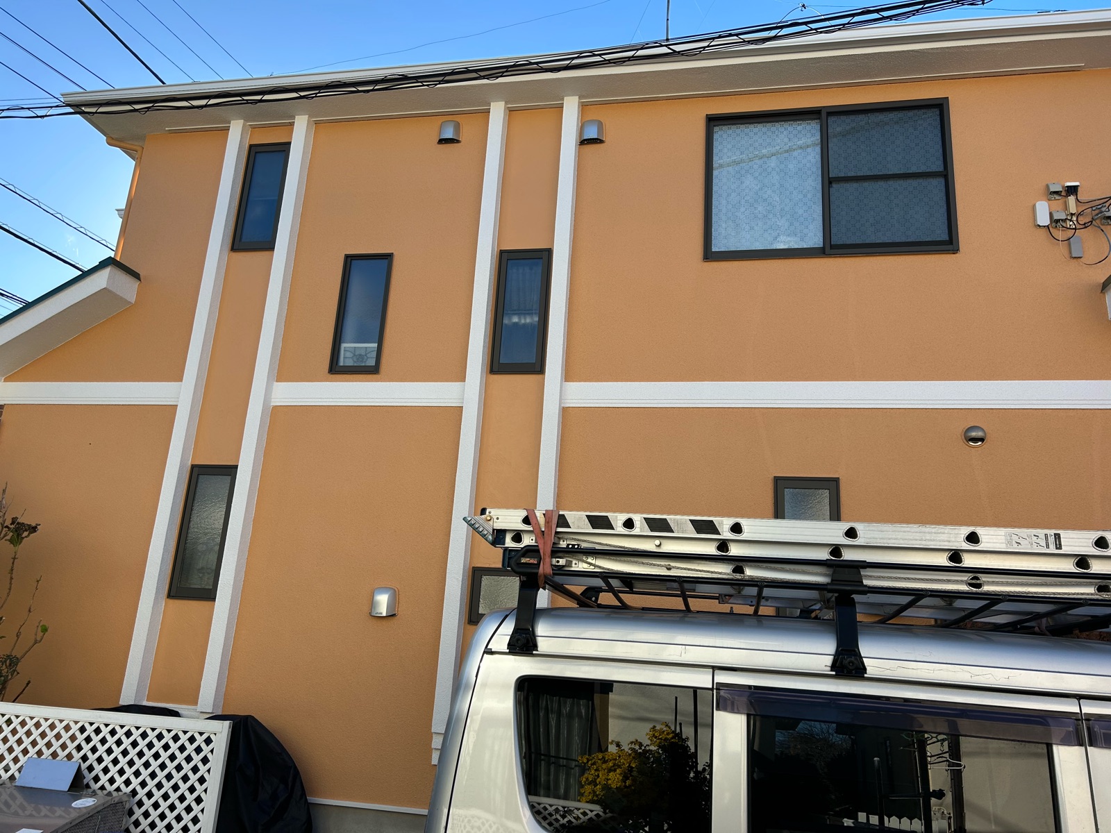 川崎市宮前区　K様邸　外壁・屋根塗装工事～オレンジ系～