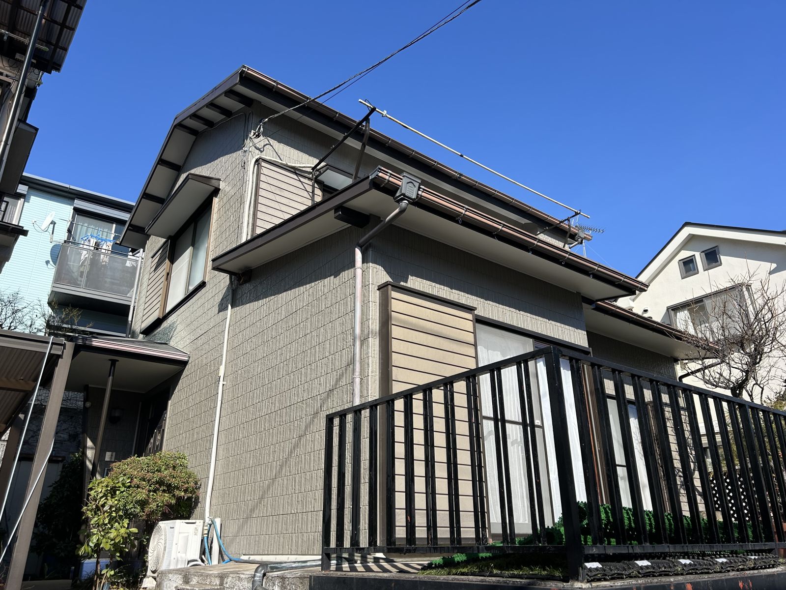 川崎市多摩区　K様邸　外装修繕工事～グレー系～