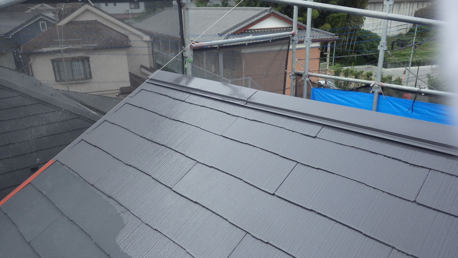 川崎市宮前区　S様邸　外壁・屋根塗装工事～ライトグレー系～