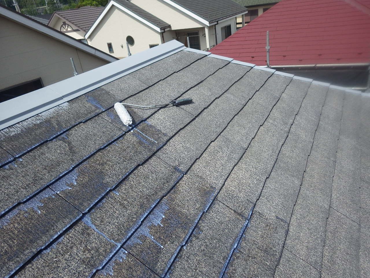 川崎市麻生区　S様邸　外壁・屋根塗装工事～ホワイト系～