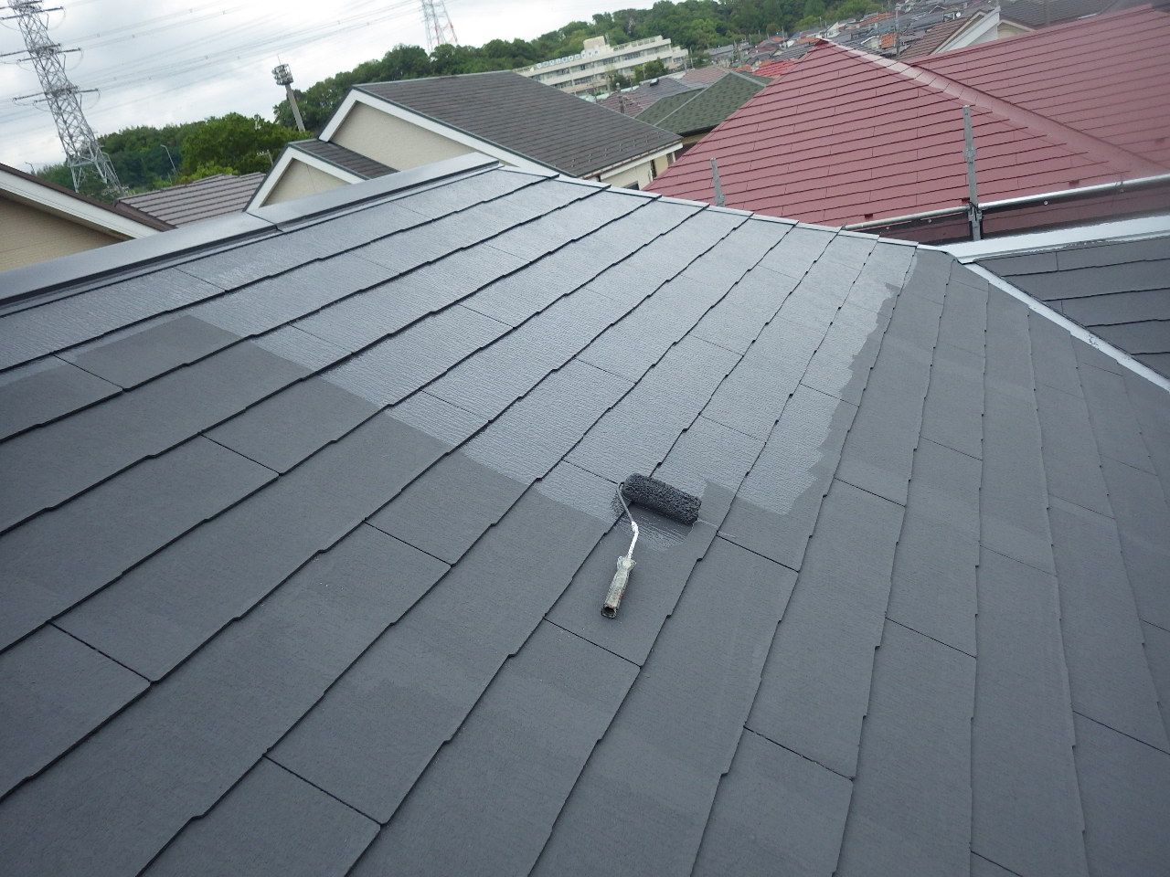 川崎市麻生区　S様邸　外壁・屋根塗装工事～ホワイト系～