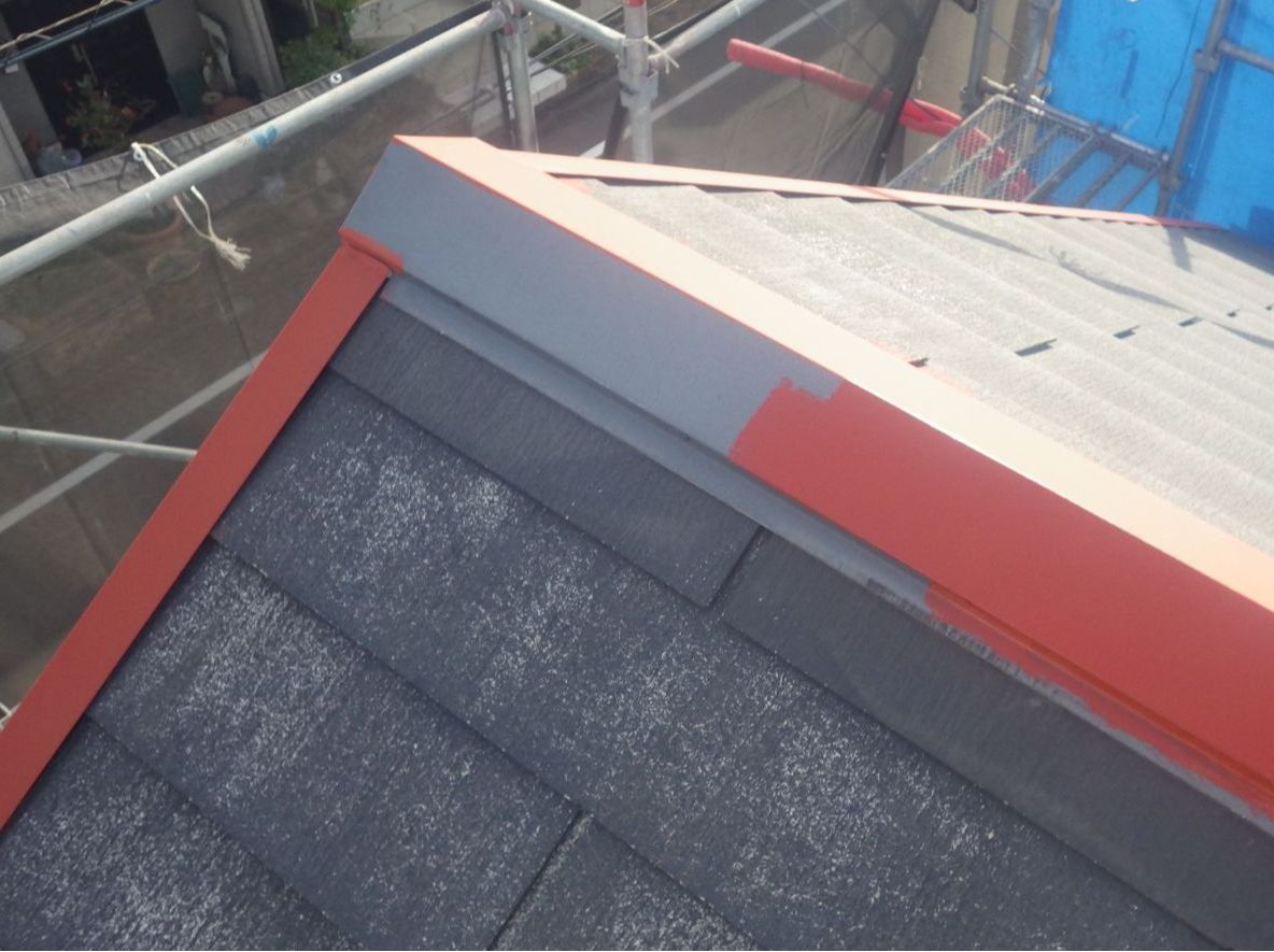 横浜市緑区　F様邸　外壁・屋根塗装工事～ホワイト・グリーン系～