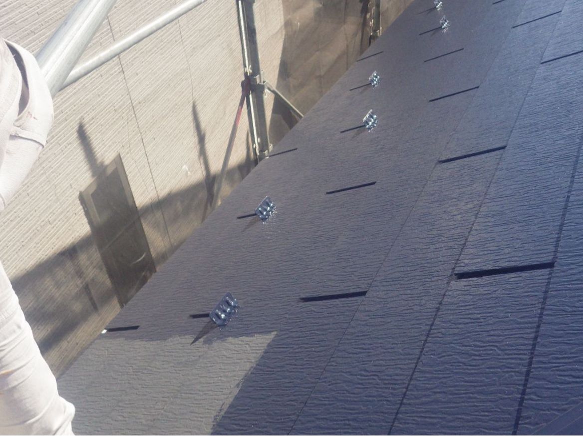 横浜市緑区　F様邸　外壁・屋根塗装工事～ホワイト・グリーン系～