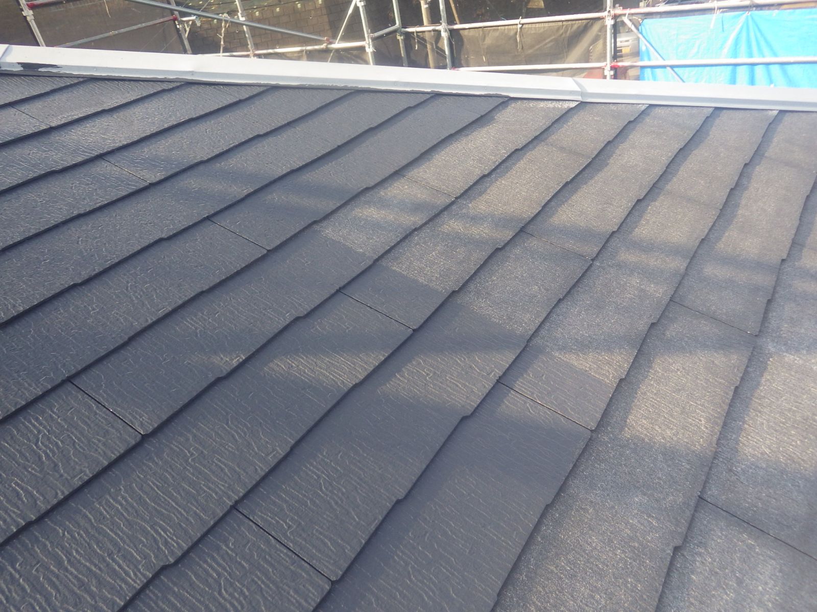 川崎市宮前区　S様邸　外壁・屋根塗装工事～ホワイト・ブラック系～