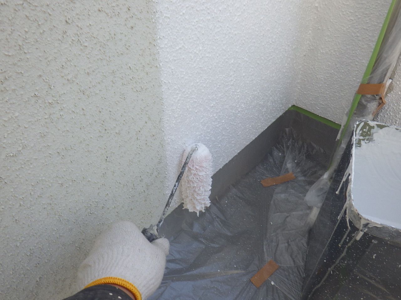 川崎市宮前区　T様邸　外壁・屋根塗装工事～ホワイト系～