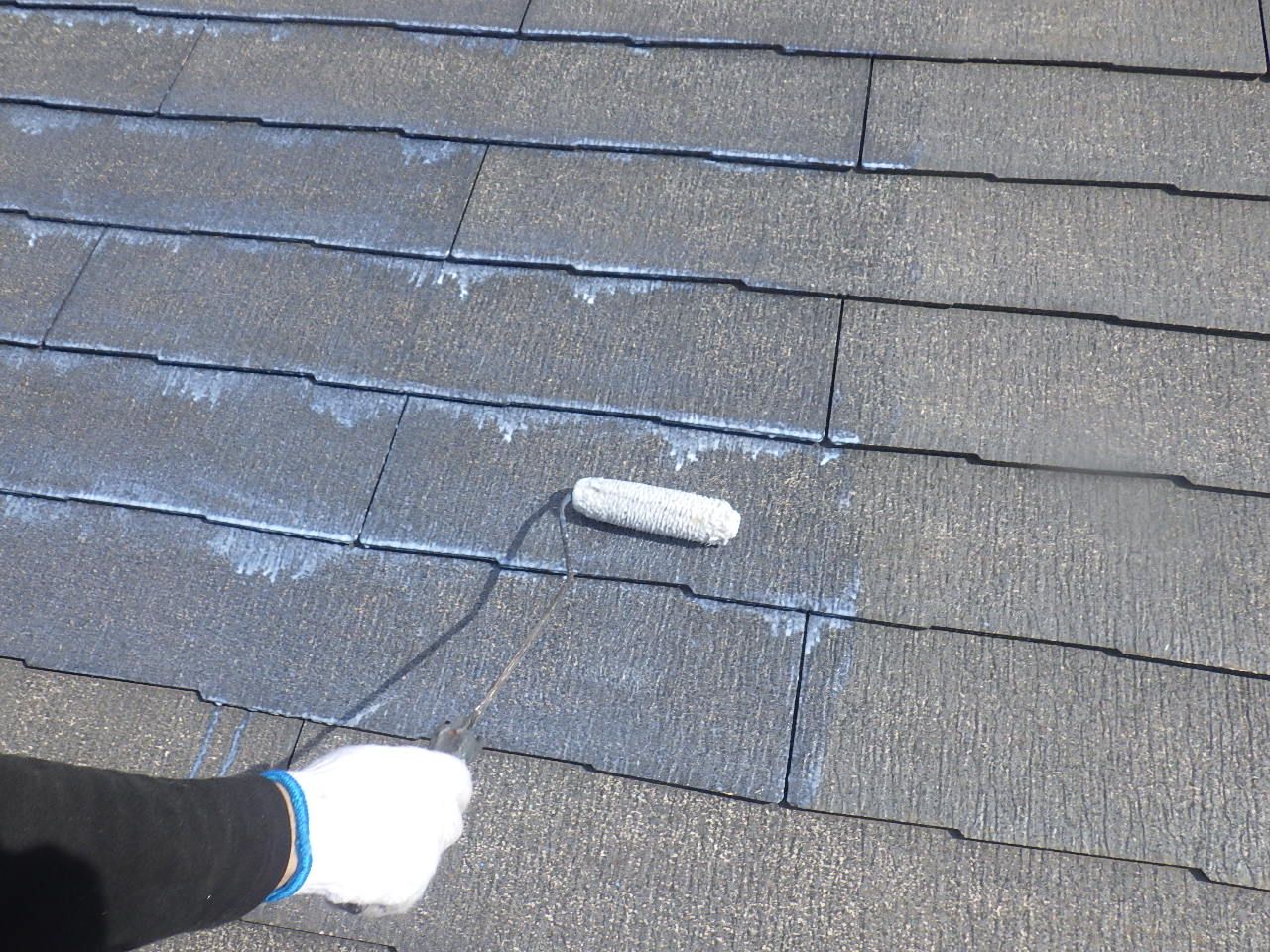 川崎市麻生区　M様邸　外壁・屋根塗装工事～グリーン系～