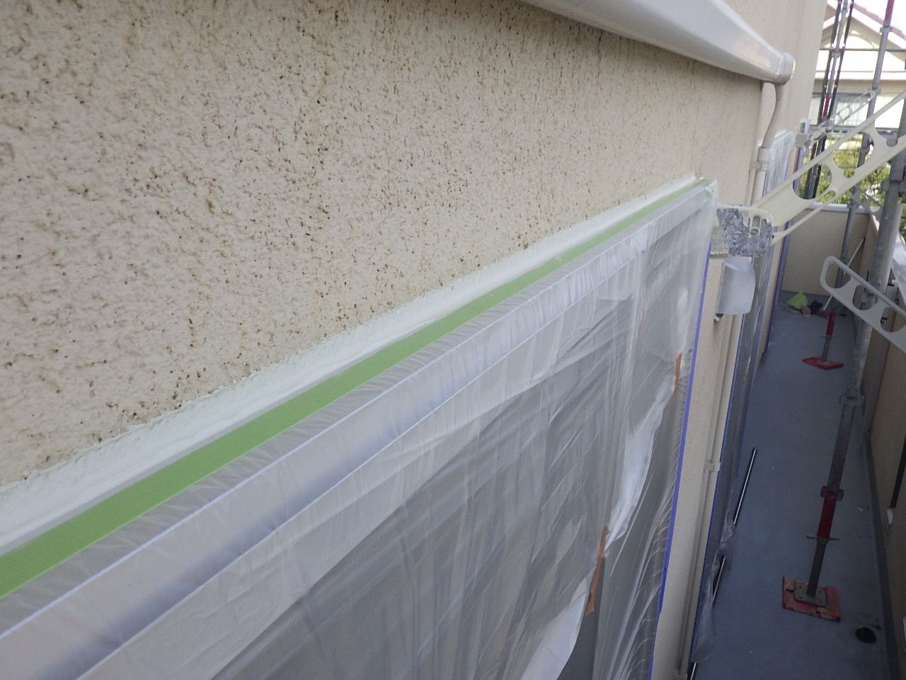 川崎市麻生区　M様邸　外壁・屋根塗装工事～グリーン系～