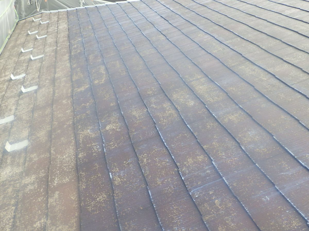横浜市港北区　S様邸　屋根塗装工事～ダークグレー系～