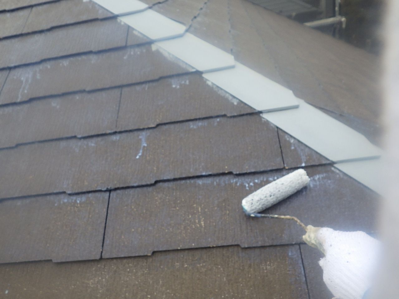 横浜市港北区　S様邸　外壁・屋根塗装～茶系～